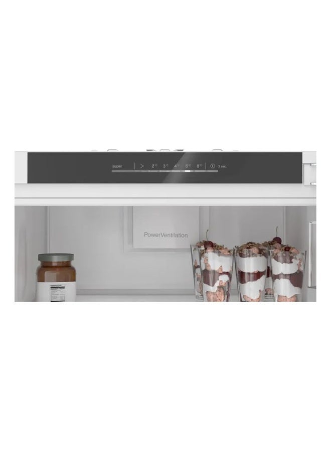 BOSCH Series 6, 310L, Built-in Larder Fridge, VitaFresh XXL & VarioInverter, Keep Food Fresher Longer 100 W KIR81AFD0M white - Image 4