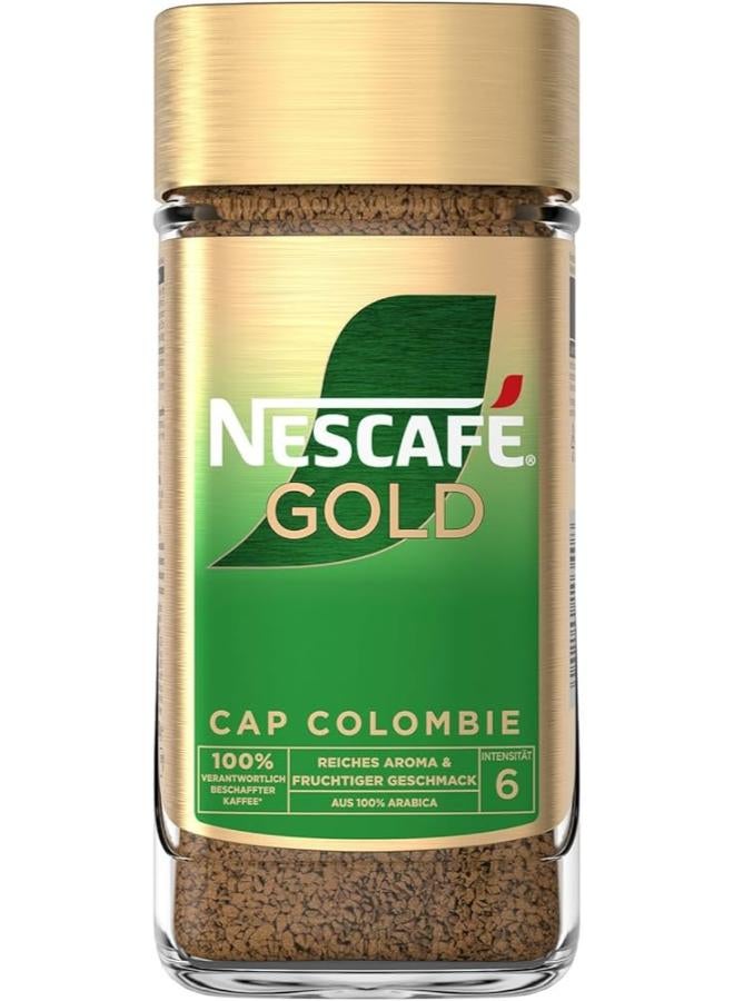 نسكافيه Gold Cap Colombie 100% Arabica Instant Coffee - 200grams Single