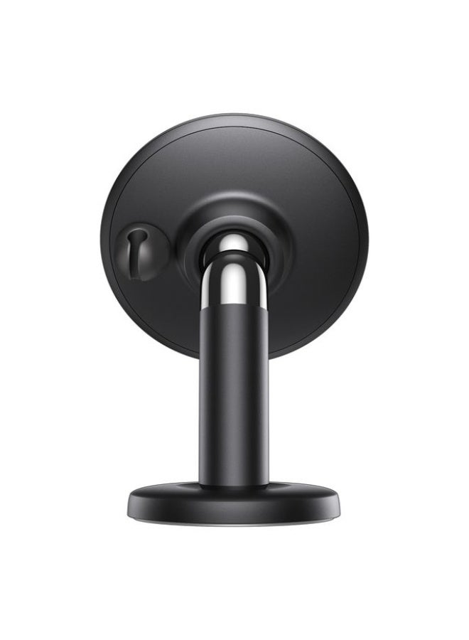 Baseus C01 Magnetic Car Phone Holder for Dashboard | 360° Rotation Phone Mount With Ultra Strong Neodymium Magnets & Cable Clip on Back - Black - Image 3