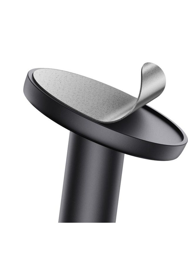 Baseus C01 Magnetic Car Phone Holder for Dashboard | 360° Rotation Phone Mount With Ultra Strong Neodymium Magnets & Cable Clip on Back - Black - Image 4