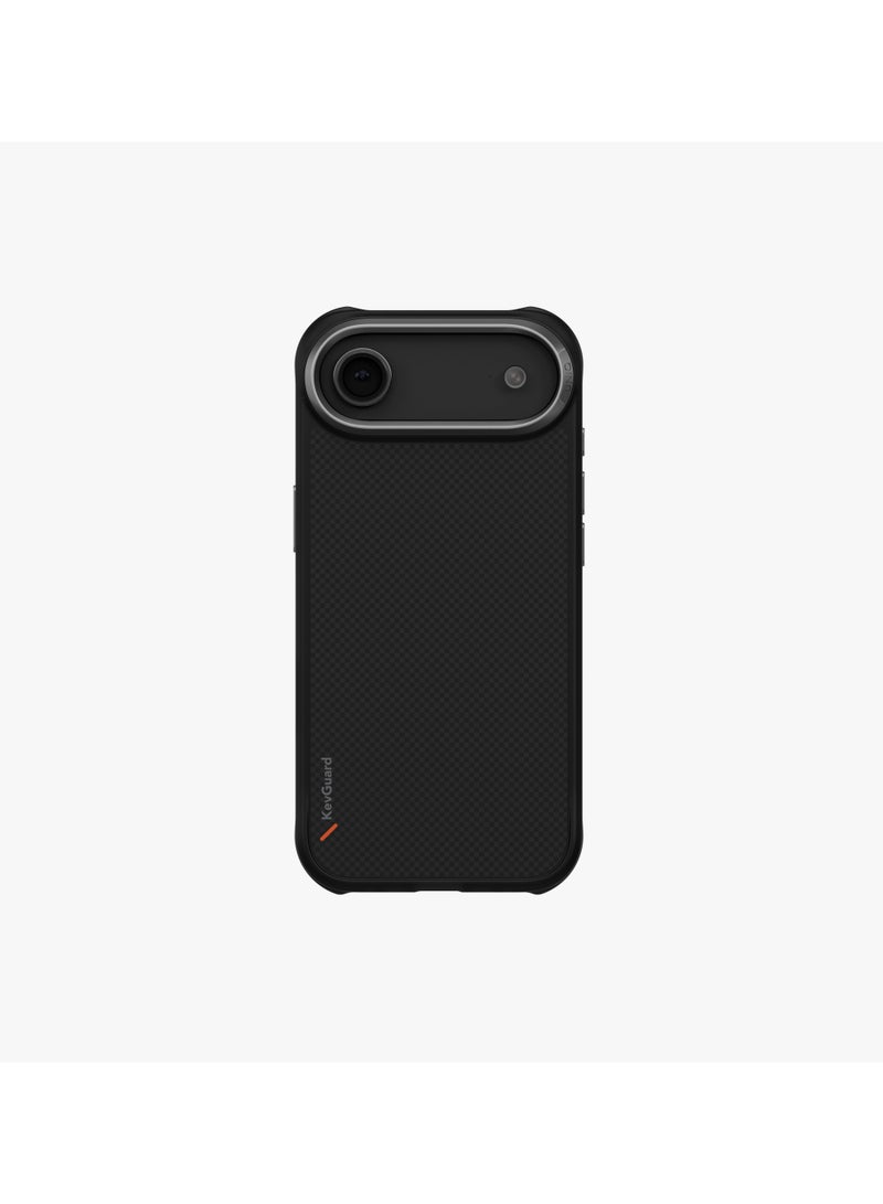 يونيك هجين آيفون 17 إير (2025) 6.6 شحن ماج كليك كيفا - أسود كربوني - Image 2