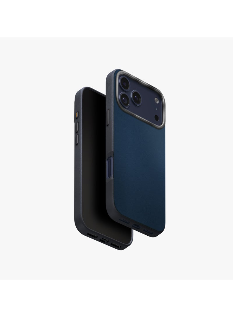 يونيك هجين آيفون 17 برو ماكس (2025) 6.9 شحن ماج كليك لايدن دي إس - أزرق فولاذي - Image 1