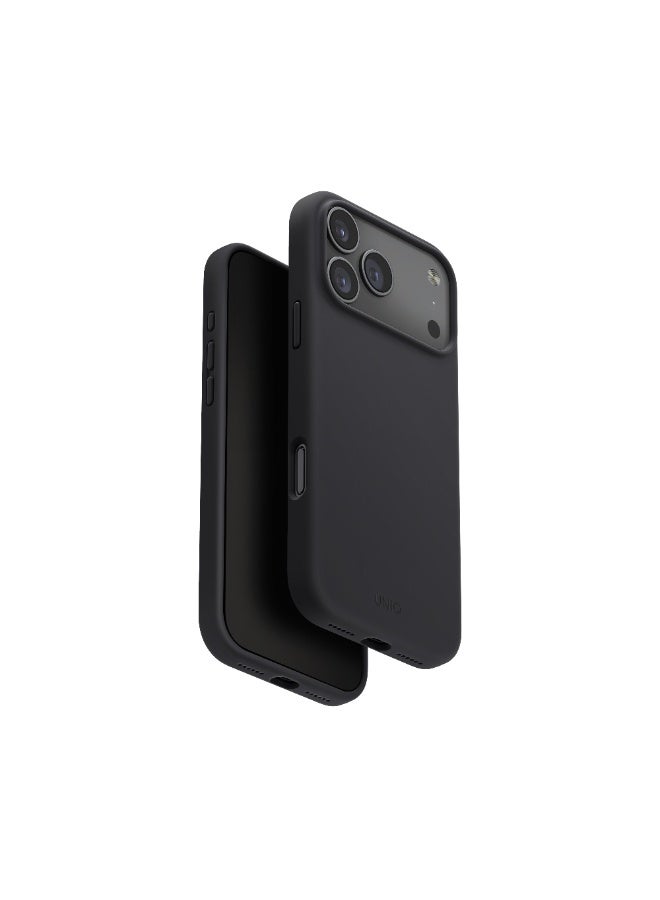 يونيك هجين آيفون 17 برو ماكس (2025) 6.9 شحن مغناطيسي لينو - رمادي فحمي - Image 1