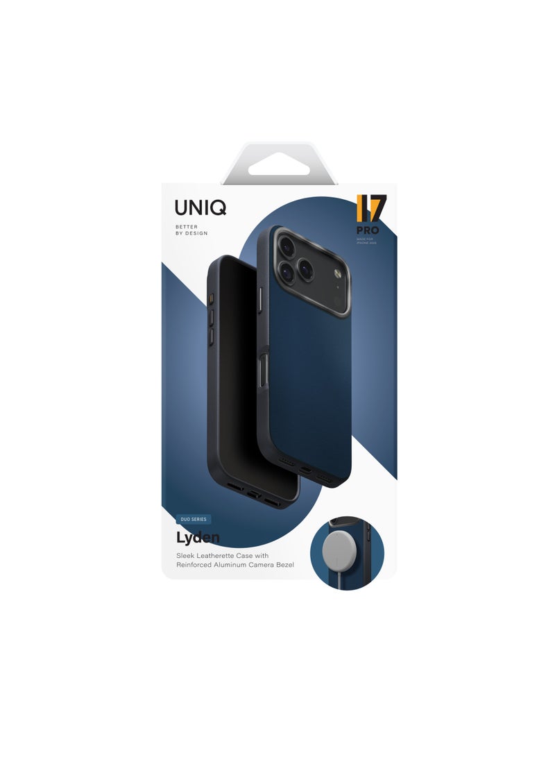 يونيك هجين آيفون 17 برو (2025) 6.3 شحن ماج كليك لايدن دي إس - أزرق فولاذي - Image 5