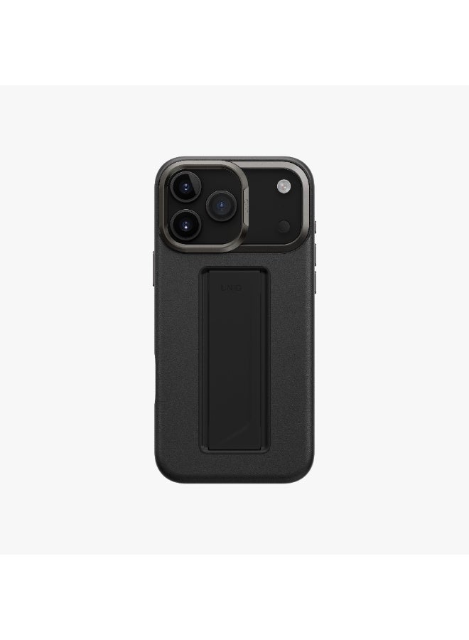 يونيك حافظة هجينة آيفون 17 برو ماكس (2025) 6.9 هيلدرو برو ماغ كليك مع حامل كاميرا - دالاس أسود - Image 2