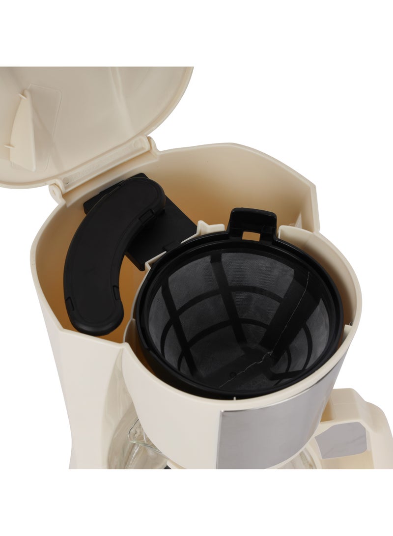 جيباس صانعة القهوة بالتنقيط 600 واط آلة تخمير سريعة مع جرة زجاجية متينة | فلتر نايلون قابل لإعادة الاستخدام، نظام مضاد للتنقيط ومؤشر مستوى الماء | صانعة قهوة كهربائية مدمجة | GCM41527 - Image 4