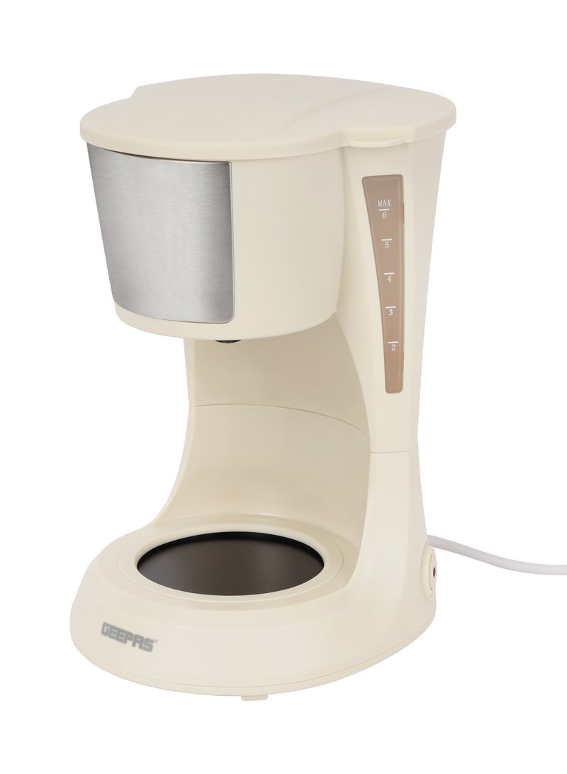 جيباس صانعة القهوة بالتنقيط 600 واط آلة تخمير سريعة مع جرة زجاجية متينة | فلتر نايلون قابل لإعادة الاستخدام، نظام مضاد للتنقيط ومؤشر مستوى الماء | صانعة قهوة كهربائية مدمجة | GCM41527 - Image 5