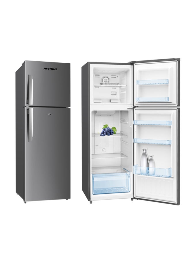 أفترون ثلاجة أفترون 350 لتر (إجمالي) / 237 لتر (صافي) بتصميم علوي - بدون صقيع - لون فضي - AFR350SSF - Image 3