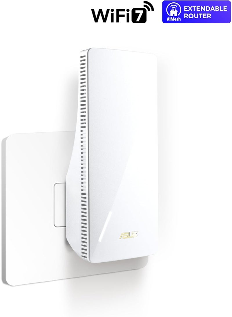 ASUS RP-BE58 BE3600 Dual-Band WiFi 7 (802.11be) Range Extender/AiMesh Extender for seamless mesh WiFi; works with nearly any WiFi router White - Image 4