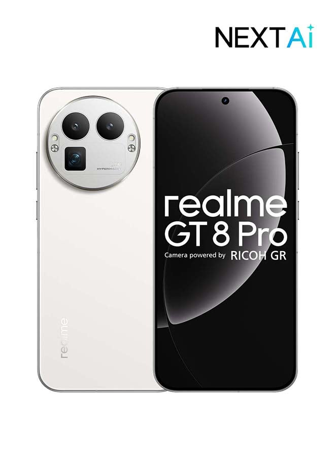 realme GT 8 Pro AI Phone Dual SIM Diary White 16GB RAM 512GB - Middle East Version - Image 1