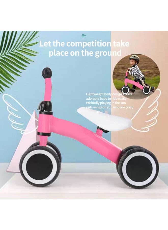 كيدل دراجة توازن للأطفال، دراجة ثلاثية العجلات للأطفال، دراجة بأربع عجلات للأطفال من عمر 1-3 سنوات، هدية عيد ميلاد للأولاد والبنات - Image 4