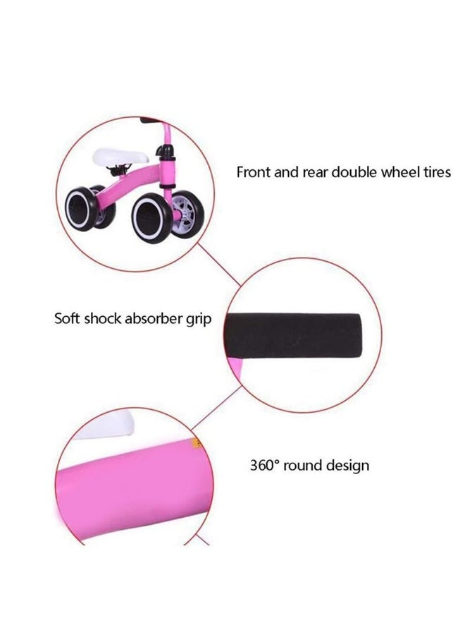 كيدل دراجة توازن للأطفال، دراجة ثلاثية العجلات للأطفال، دراجة بأربع عجلات للأطفال من عمر 1-3 سنوات، هدية عيد ميلاد للأولاد والبنات - Image 3