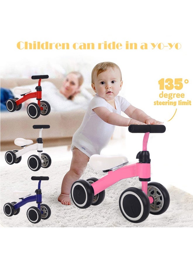 كيدل دراجة توازن للأطفال، دراجة ثلاثية العجلات للأطفال، دراجة بأربع عجلات للأطفال من عمر 1-3 سنوات، هدية عيد ميلاد للأولاد والبنات - Image 2