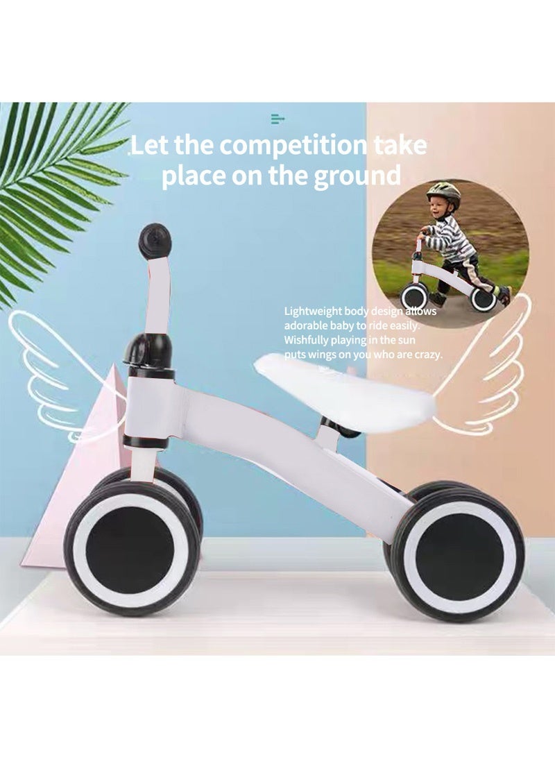 كيدل دراجة توازن للأطفال، دراجة ثلاثية العجلات للأطفال، دراجة بأربع عجلات للأطفال من عمر 1-3 سنوات، هدية عيد ميلاد للأولاد والبنات - Image 3
