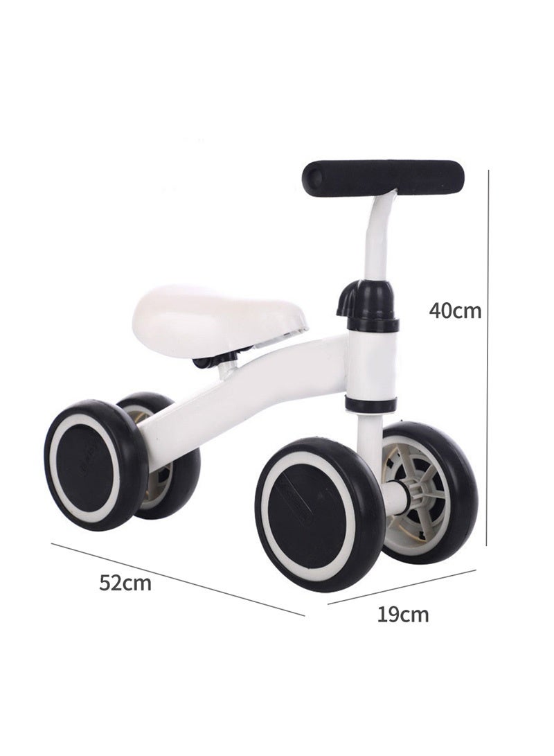 كيدل دراجة توازن للأطفال، دراجة ثلاثية العجلات للأطفال، دراجة بأربع عجلات للأطفال من عمر 1-3 سنوات، هدية عيد ميلاد للأولاد والبنات - Image 5