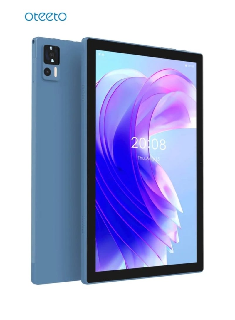 Oteeto TAB 16 tablet/10.1 Inch IPS LCD/Octa Core 2.0GHz/Android 14/4G Connectivity/6000 mah battery/12GB + 512 GB/8 Mp front + 13 Mp rear camera/keyboard/touch pen (Blue) - Image 1