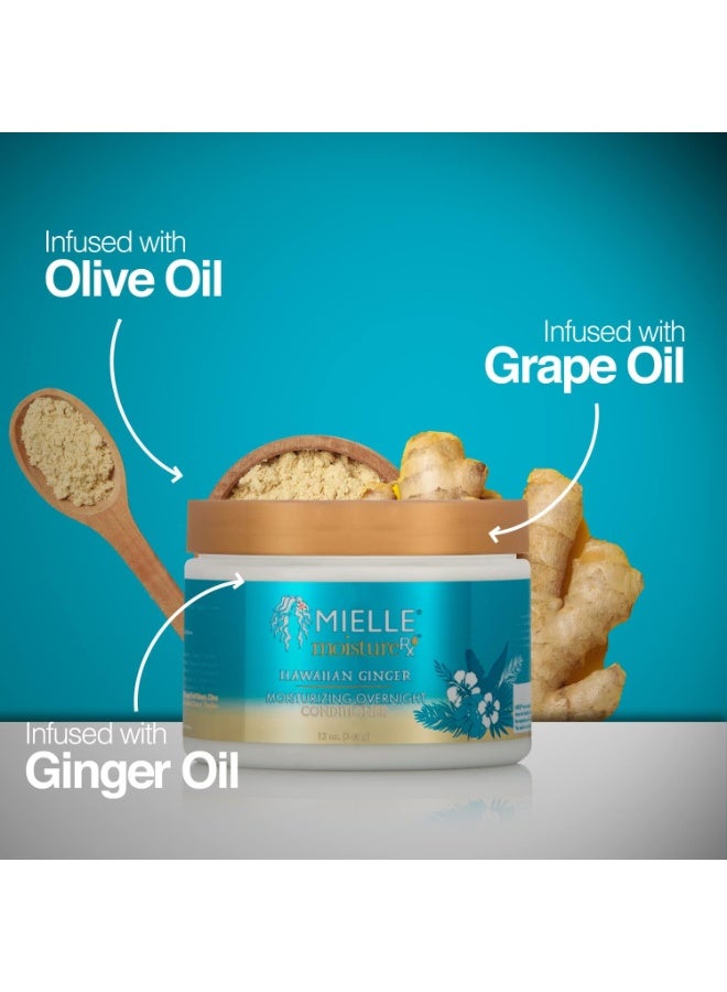 MIELLE Moisture RX | Hawaiian Ginger | Moisturizing Overnight Conditioner 340grams - Image 3