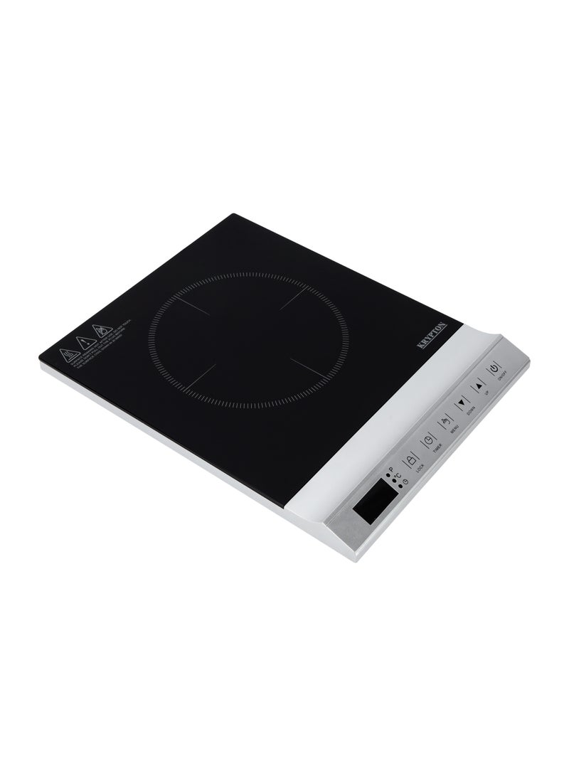 Krypton Digital Infrared Cooker , Single Cooking Hob, 2200-Watt Burner with Adjustable Temperature and Timer, Energy Saving |Touch Control, 10 Levels, Multi Functions - KNIC6647 | Black, 2 Years Warranty KNIC6647 BLACK - Image 1