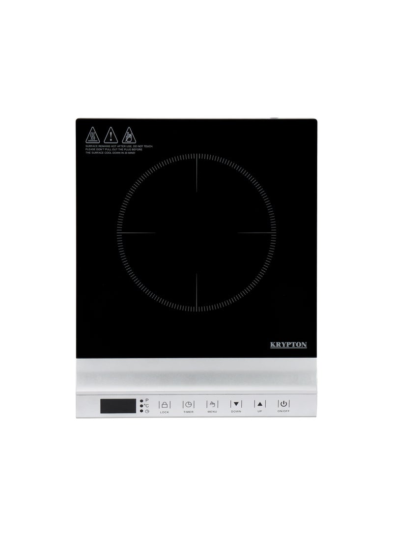 Krypton Digital Infrared Cooker , Single Cooking Hob, 2200-Watt Burner with Adjustable Temperature and Timer, Energy Saving |Touch Control, 10 Levels, Multi Functions - KNIC6647 | Black, 2 Years Warranty KNIC6647 BLACK - Image 3