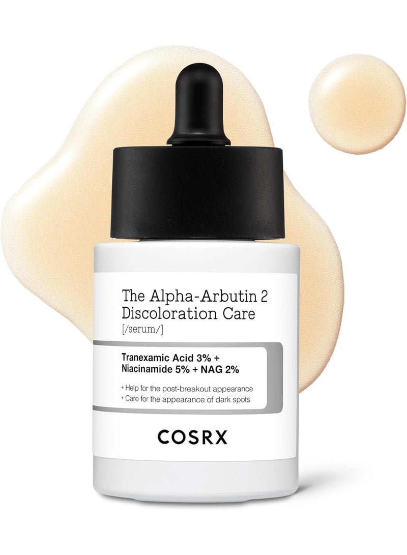 COSRX 2% Alpha Arbutin Brightening Face Serum with Niacinamide, Glutathione & Tranexamic Acid – Discoloration Care & Even Skin Tone – 50ml 50ml - Image 1