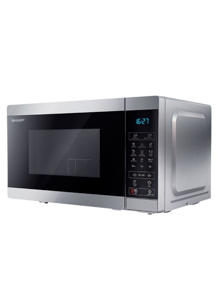 شارب SHARP Microwave Grill 25 Liter 900 Watt 8 Menus Silver R-250MGR-SL2 25 L 900 W R-250MGR-SL2 silver