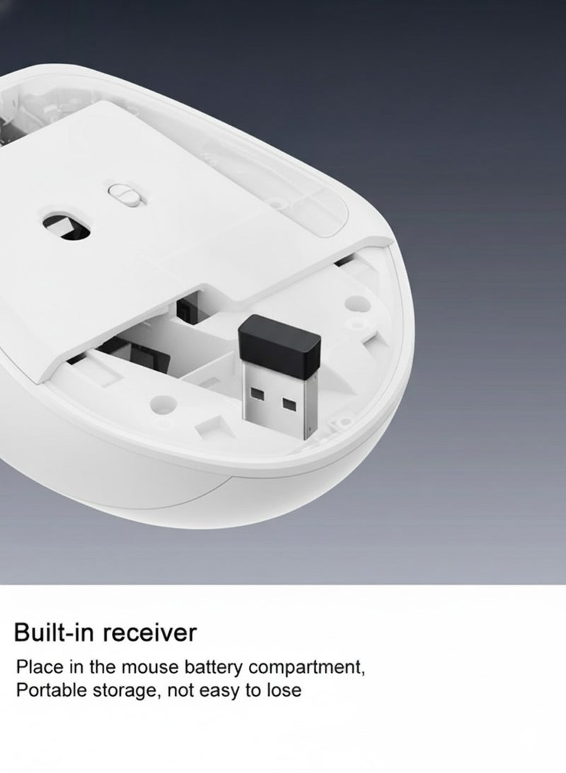 Xiaomi Ultra Comfort Edition Wireless Mouse Ergonomic – XMWXSB04YM White - Image 2