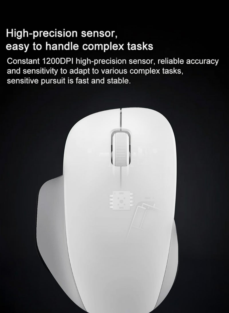 Xiaomi Ultra Comfort Edition Wireless Mouse Ergonomic – XMWXSB04YM White - Image 3