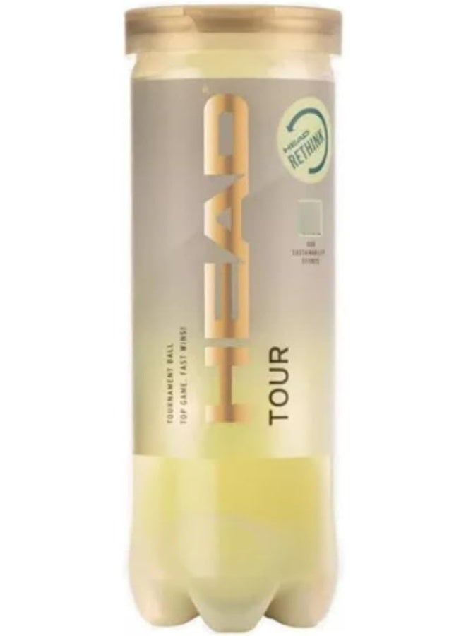 HEAD Tour Professional Tennis Balls – Premium Control, Spin, And Durability For Tournament-Level Play - Image 2