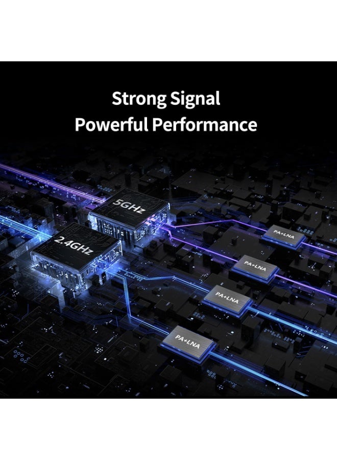 HUAWEI WiFi Mesh 3 AX3000 - Whole Home Mesh WiFi System, Seamless & Speedy, Up to 3000Mbps, Connect 250+ Devices, Ultra-Fast Connection in Med-Large Homes Pack of 3 WS8100 White - Image 4