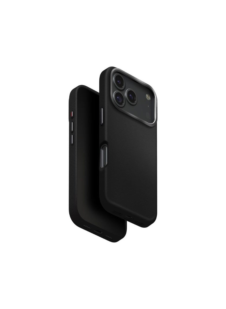 يونيك غطاء هاتف UNIQ iPhone 17 الواقي (أسود دالاس) | نحيف وخفيف الوزن | حماية ضد الصدمات | تشطيب مات فاخر | iPhone 17 Pro