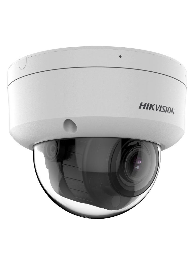 HIKVISION DS‑2CD2783G2‑LIZS2U 8MP 4K Ultra HD IP Network Camera, Motorized 2.8–12mm Varifocal Lens, WDR 120dB, IR + White Light 40m, AcuSense Human/Vehicle Detection, MicroSD Slot (up to 512GB), PoE, IP67 & IK10 Vandal Resistant, Dual Microphone, White | DS-2CD2783G2-LIZS2U - Image 2