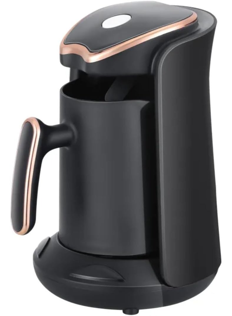 DLC Turkish Coffee Maker, 800W Electric Coffee Machine, 300ML Capacity, Fast and Authentic Brew, 2-Year Warranty, Black 300 ml 800 W 7323 black - Image 3