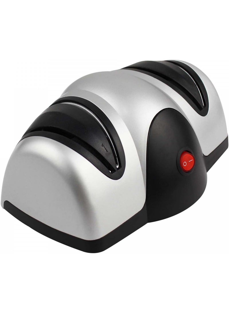 دي إل سي  مُبَرِّد سكاكين كهربائي 40 واط - مُبَرِّد شفرات مطبخ احترافي، نظام شحذ من مرحلتين للسكاكين والسواطير، تصميم مدمج مع ضمان لمدة 2 سنة - Image 2