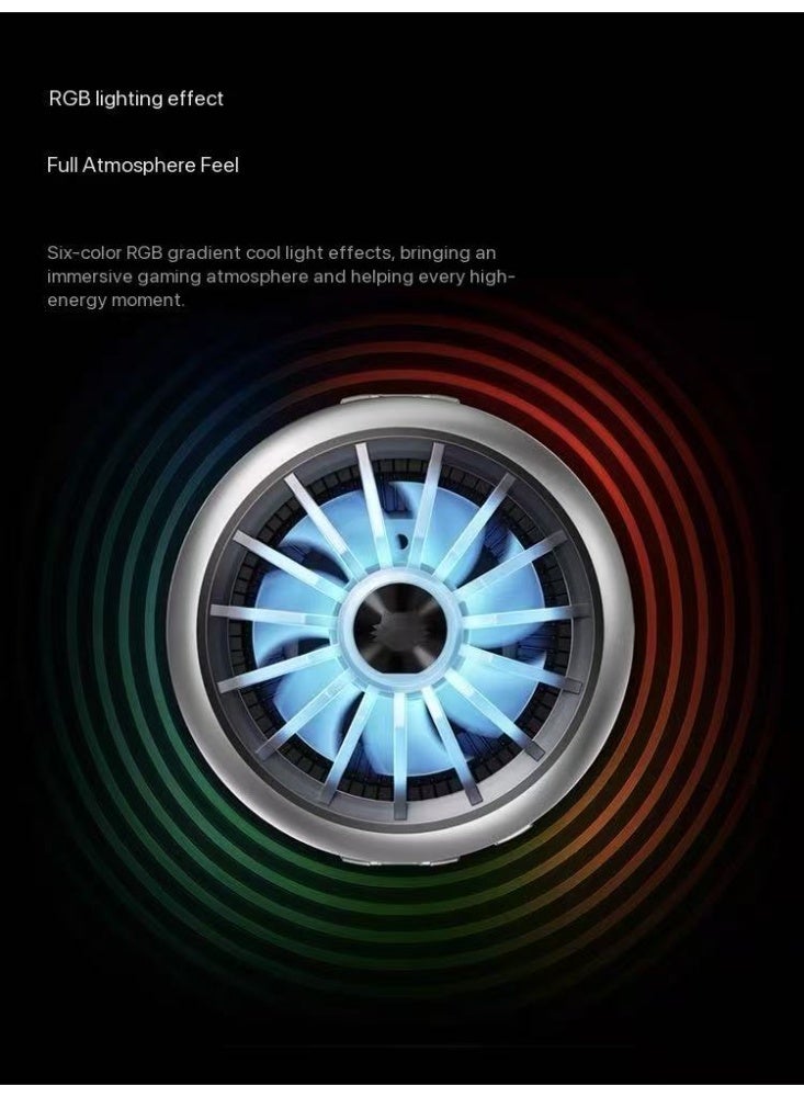 realme Exclusive Magnetic Cooling Back Clip PRO - Dual-Mode Semiconductor Cooling E-Sports Level Cooling Artifact grey - Image 4