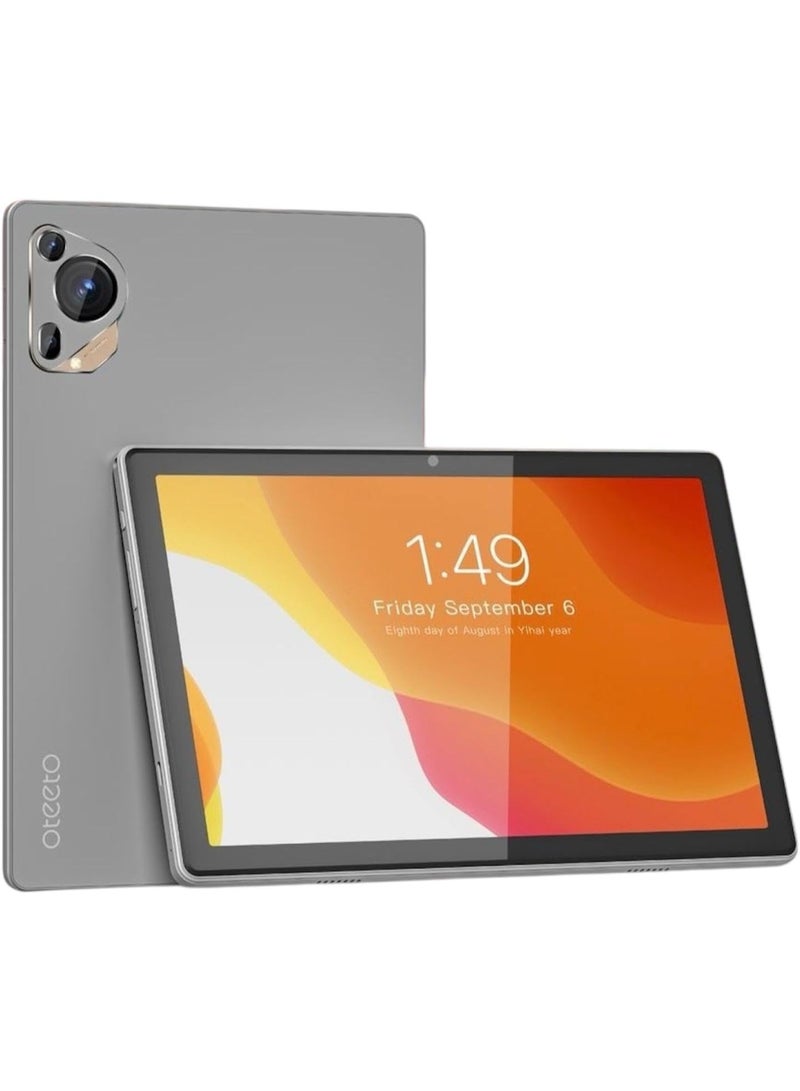 Oteeto TAB 18, 10.1-inch Tablet, 8GB RAM + 512GB Storage, Octa Core 2.0GHz, 8000mAh Battery, 5G Network, 8MP Front + 13MP Rear Camera - Grey - Image 1