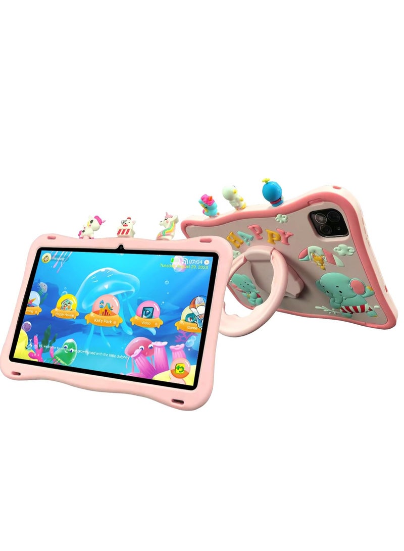 Oteeto Tab 10 Kids 10.1-Inch Display Tablet With 6GB RAM 128GB ROM And 8000 mAh Battery - Gray+Pink - Image 1