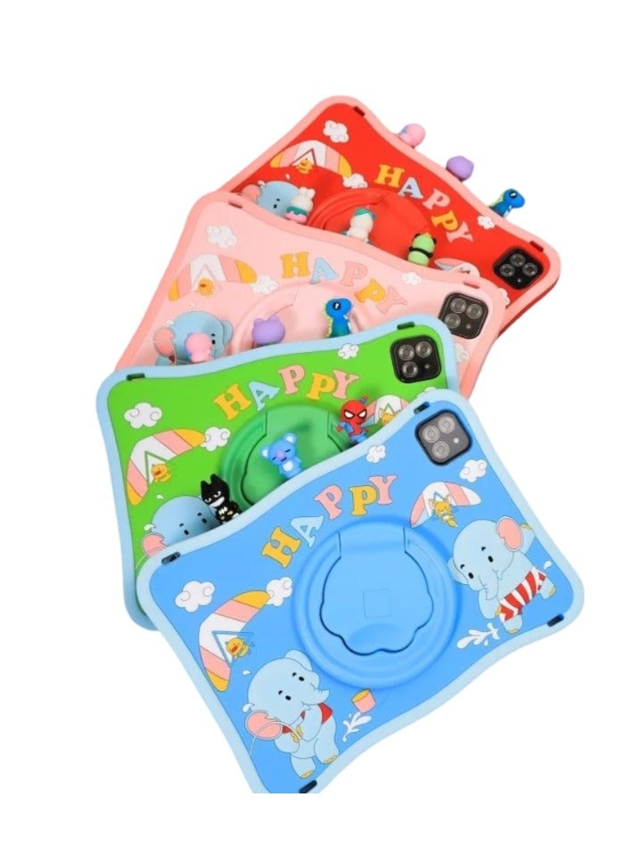 Oteeto Tab 10 Kids 10.1-Inch Display Tablet With 6GB RAM 128GB ROM And 8000 mAh Battery - Gray+Pink - Image 5