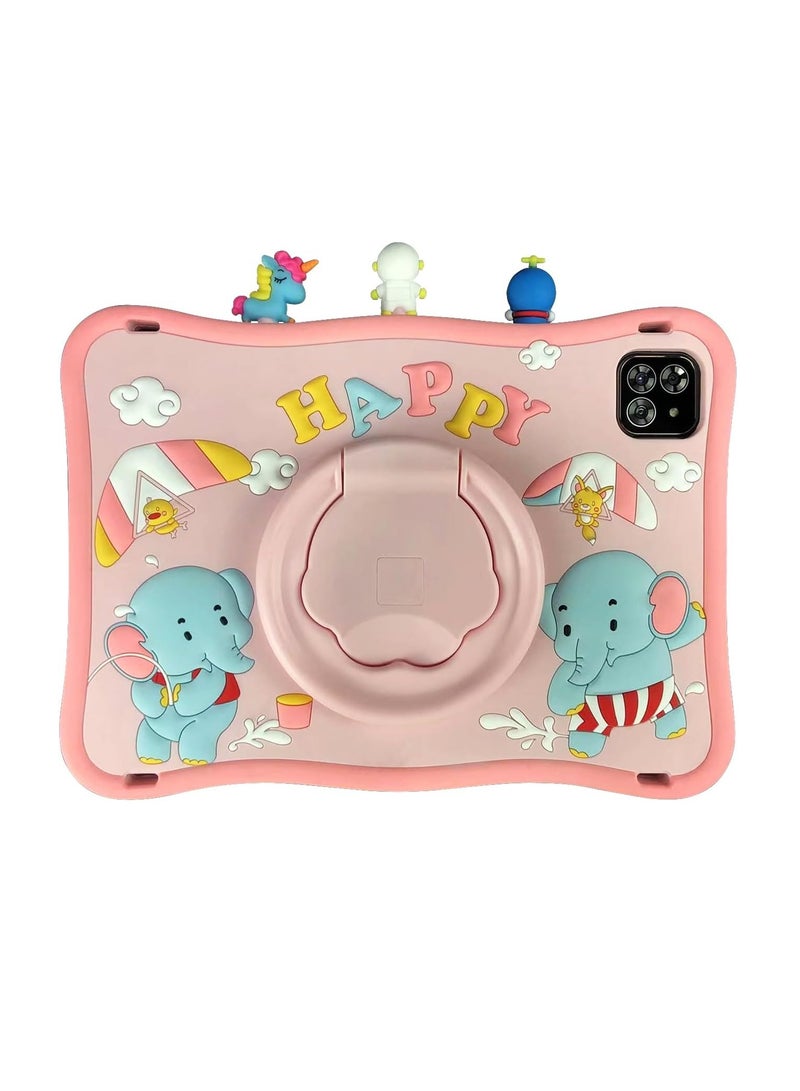 Oteeto Tab 10 Kids 10.1-Inch Display Tablet With 6GB RAM 128GB ROM And 8000 mAh Battery - Gray+Pink - Image 3