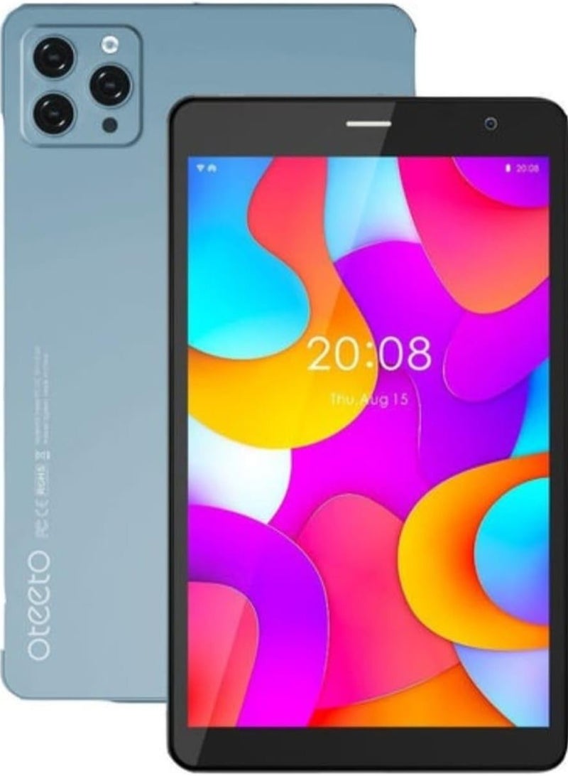 Oteeto Tab K9 5G Android Tablet With 8-Inch Display 5.0 MP Front 13.0 MP Rear Camera 8GB RAM 512GB ROM and 5000 mAh Battery With Keyboard - Blue - Image 1
