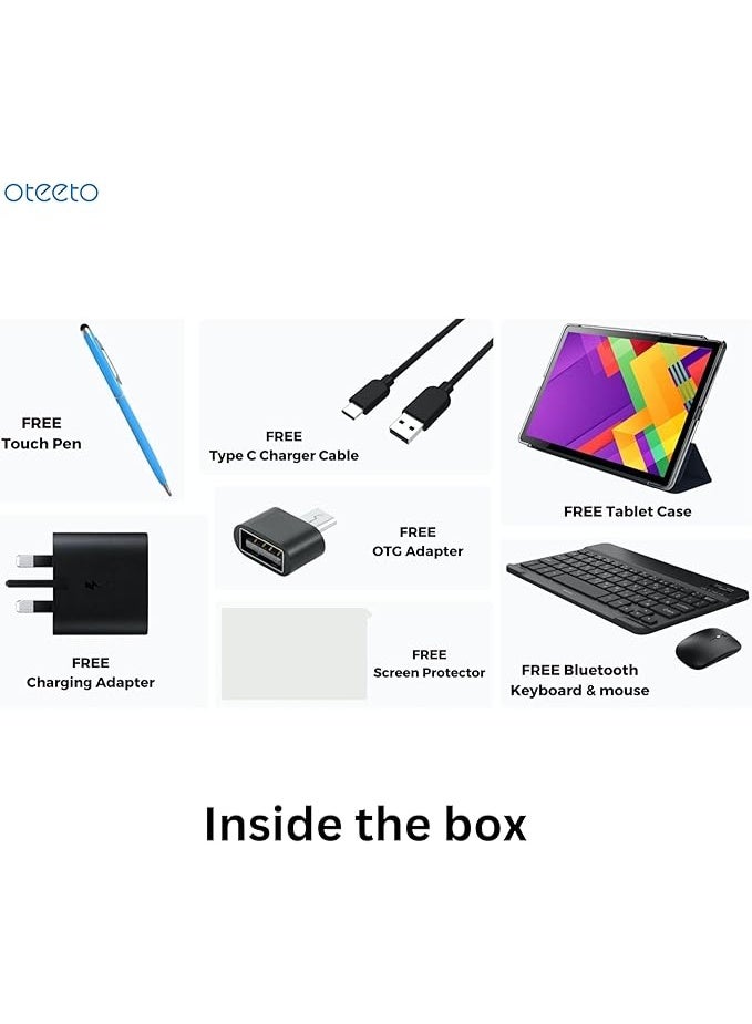 أوتيتو TAB11 PRO 10.1" Android Tablet | 8GB RAM + 512GB Storage | Octa-Core | 6000mAh Battery | 5G Dual SIM | Dual Camera - Image 2