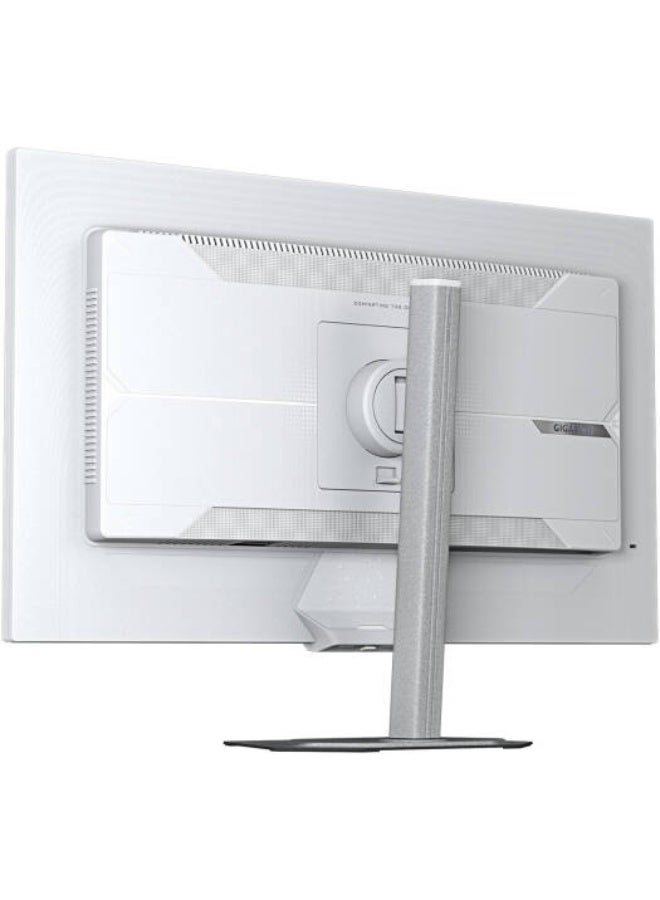 جيجابايت M27UP-ICE 27" 4K UHD 160Hz/320Hz Dual-Mode Gaming Monitor, SS-IPS, 1ms, HDR400, 95% DCI-P3, HDMI 2.1, DP 1.4, USB-C 18W, FreeSync, G-Sync, KVM, Height-Adjustable white - Image 4