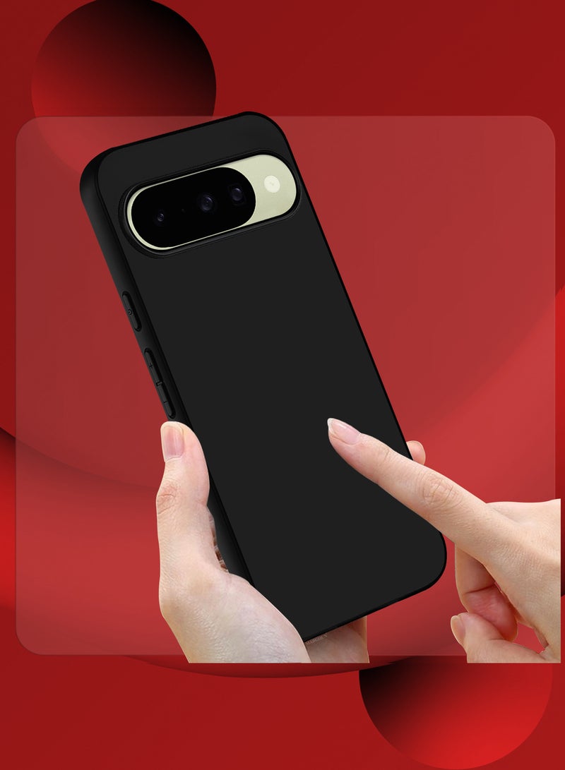 MARGOUN Slim Silicone Shockproof Case for Pixel 10 - Hard Silicone - Anti-Fingerprint and Durable Case Cover - Black-1 - Image 4