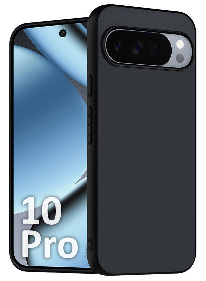 مارجون Silicone Protective Case for Pixel 10 Pro - Ultra Thin and Stylish - Ultra Shockproof - Dark Grey-1 - Image 1