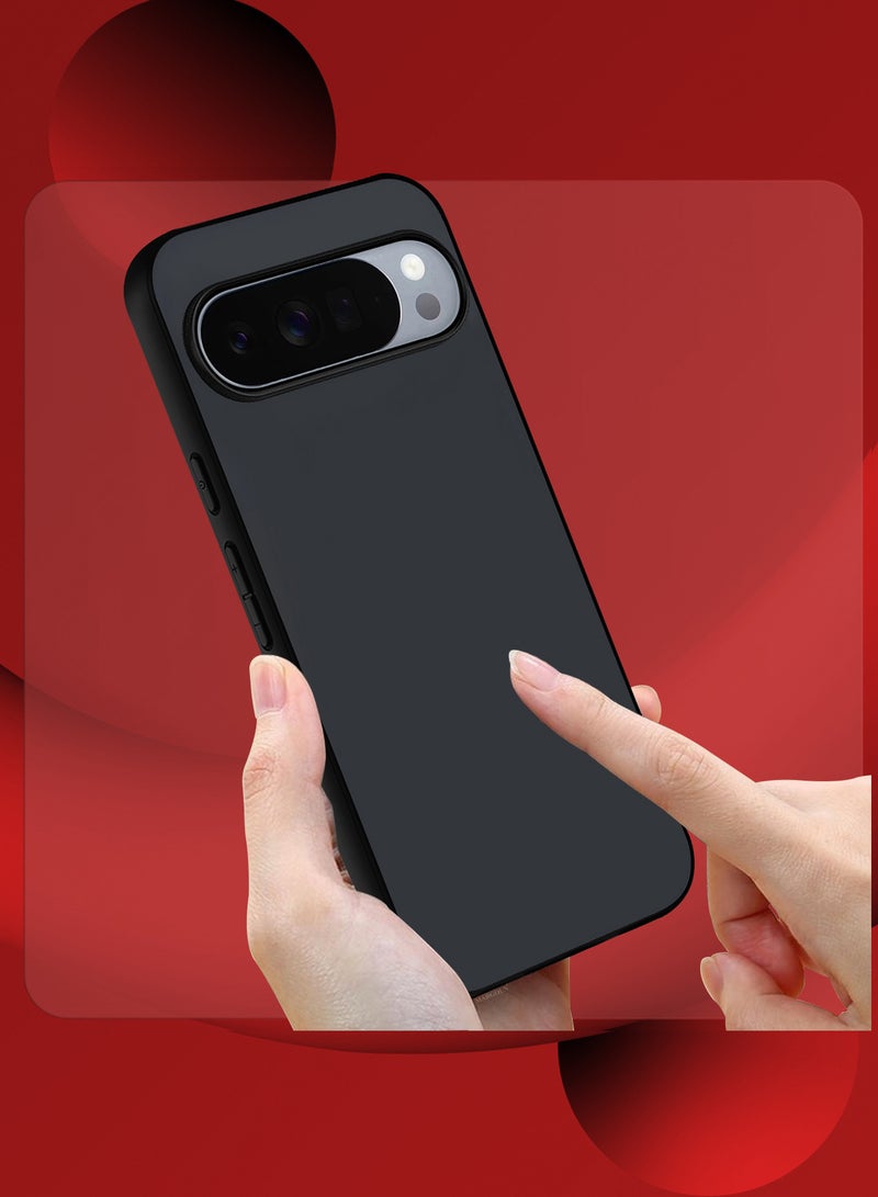 مارجون Silicone Protective Case for Pixel 10 Pro - Ultra Thin and Stylish - Ultra Shockproof - Dark Grey-1 - Image 4