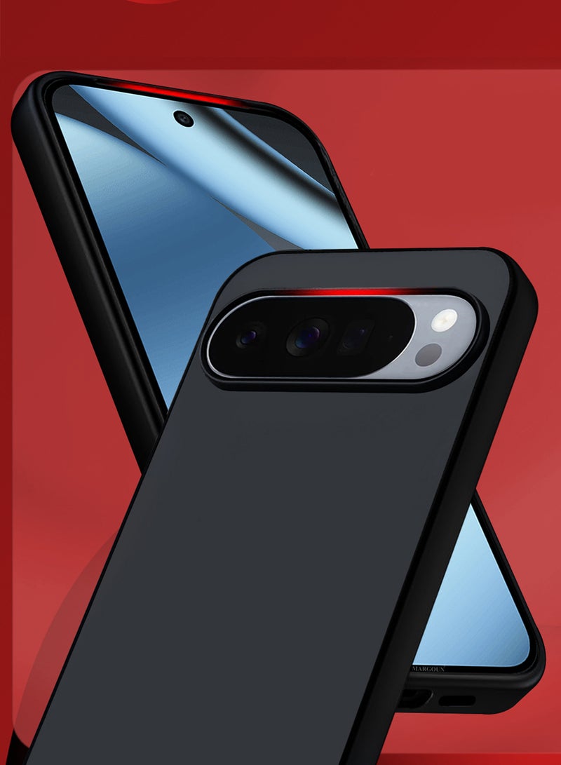 مارجون Silicone Protective Case for Pixel 10 Pro - Ultra Thin and Stylish - Ultra Shockproof - Dark Grey-1 - Image 3