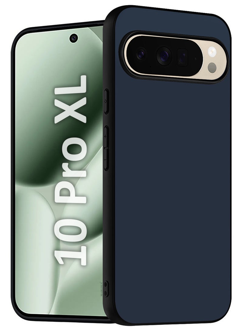 MARGOUN Premium Silicone Case for Pixel 10 Pro XL - Anti-Schock - Ultra Slim Blue-1 - Image 1