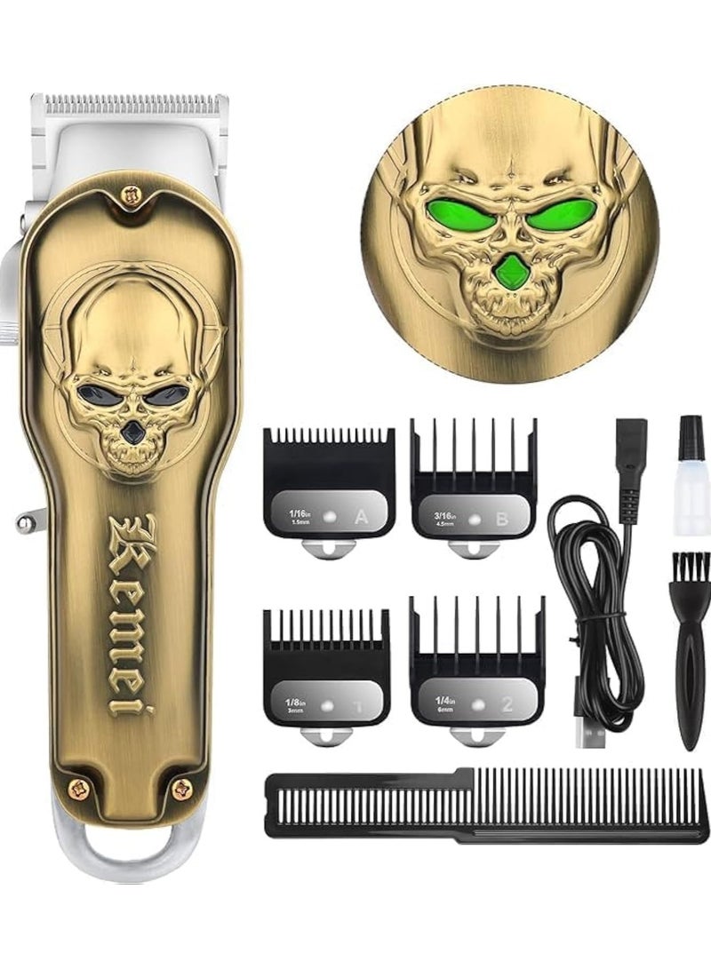 Kemei Professional hair clipper with golden metal body km-1961 - Image 1