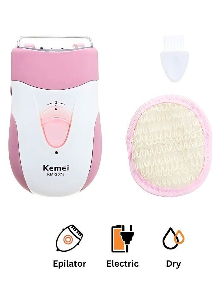 KEMEI KM-2078 Rechargeable Hair Removal Machine for Women - Image 2