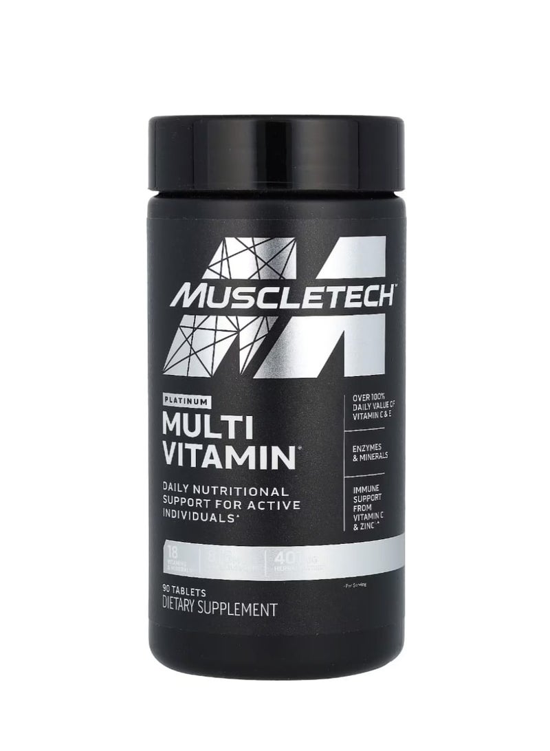ماسل تيك Platinum MultiVitamin 90 Tablets - Image 1