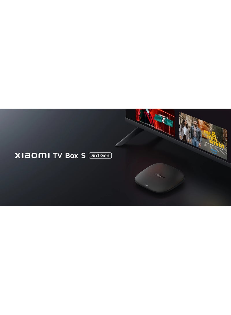 XIAOMI TV Box S 3rd Generation, 4K UHD image quality, Dolby Vision Cinema-grade visuals, Dolby Atmos & DTS X Premium cinematic audio, 6nm high-performance platform | PFJ4191EU / MDZ-32-AA black - Image 4